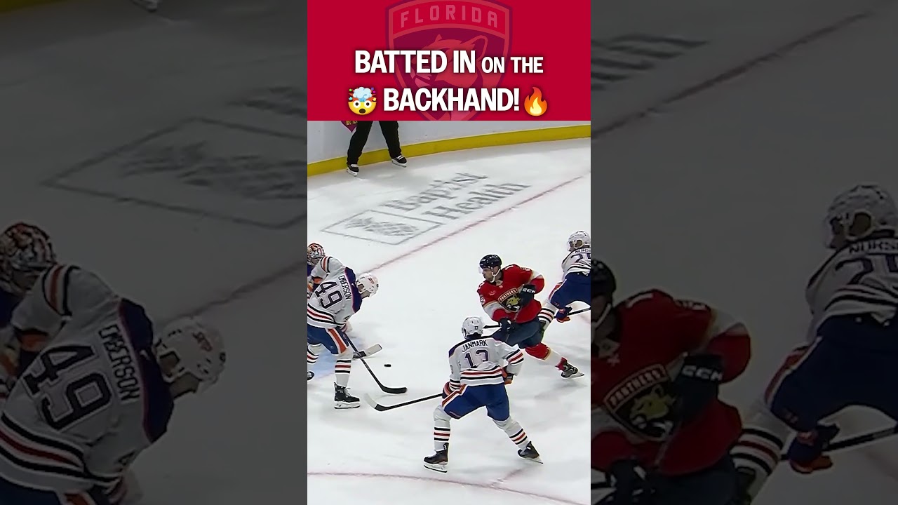 Sam Reinhart is a SWITCH HITTER 🔀