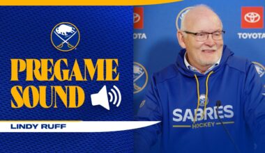 Zach Benson Expected To Return To Buffalo Sabres Lineup Against Hurricanes | Head Coach Lindy Ruff