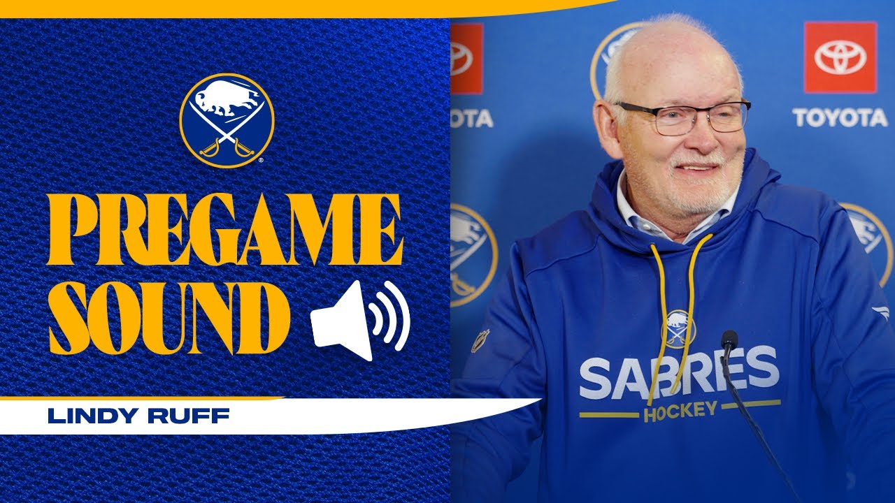 Zach Benson Expected To Return To Buffalo Sabres Lineup Against Hurricanes | Head Coach Lindy Ruff