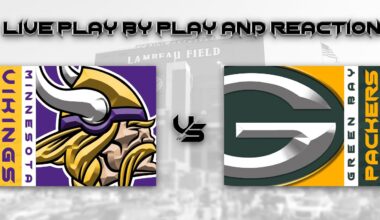 Vikings vs Packers Live Play by Play & Reaction