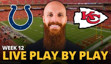 Colts vs Chiefs LIVE play by play reaction! | Week 12
