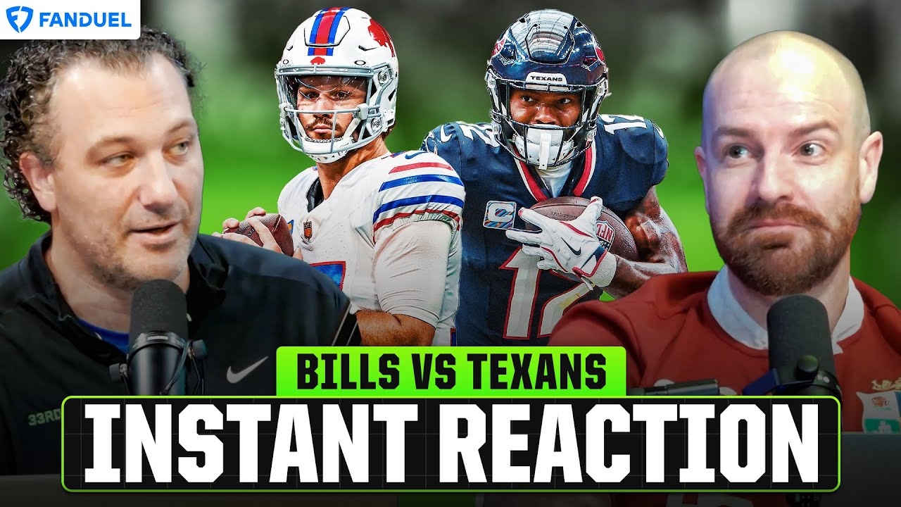 Buffalo Bills vs. Houston Texans 🚨 TNF Instant Reaction 👀