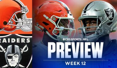 Browns vs Raiders Game Preview: Predictions and Best Bets | NFL Week 12