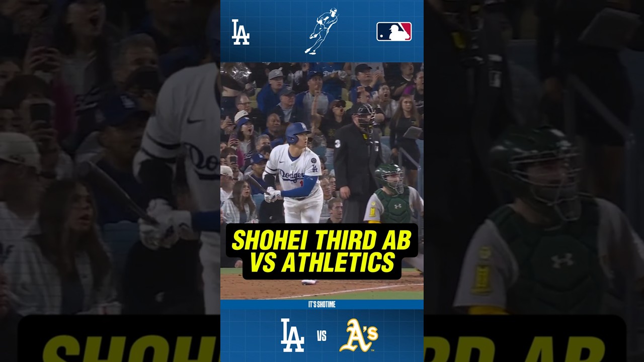 Shohei Third At-Bat vs Oakland Athletics | G3