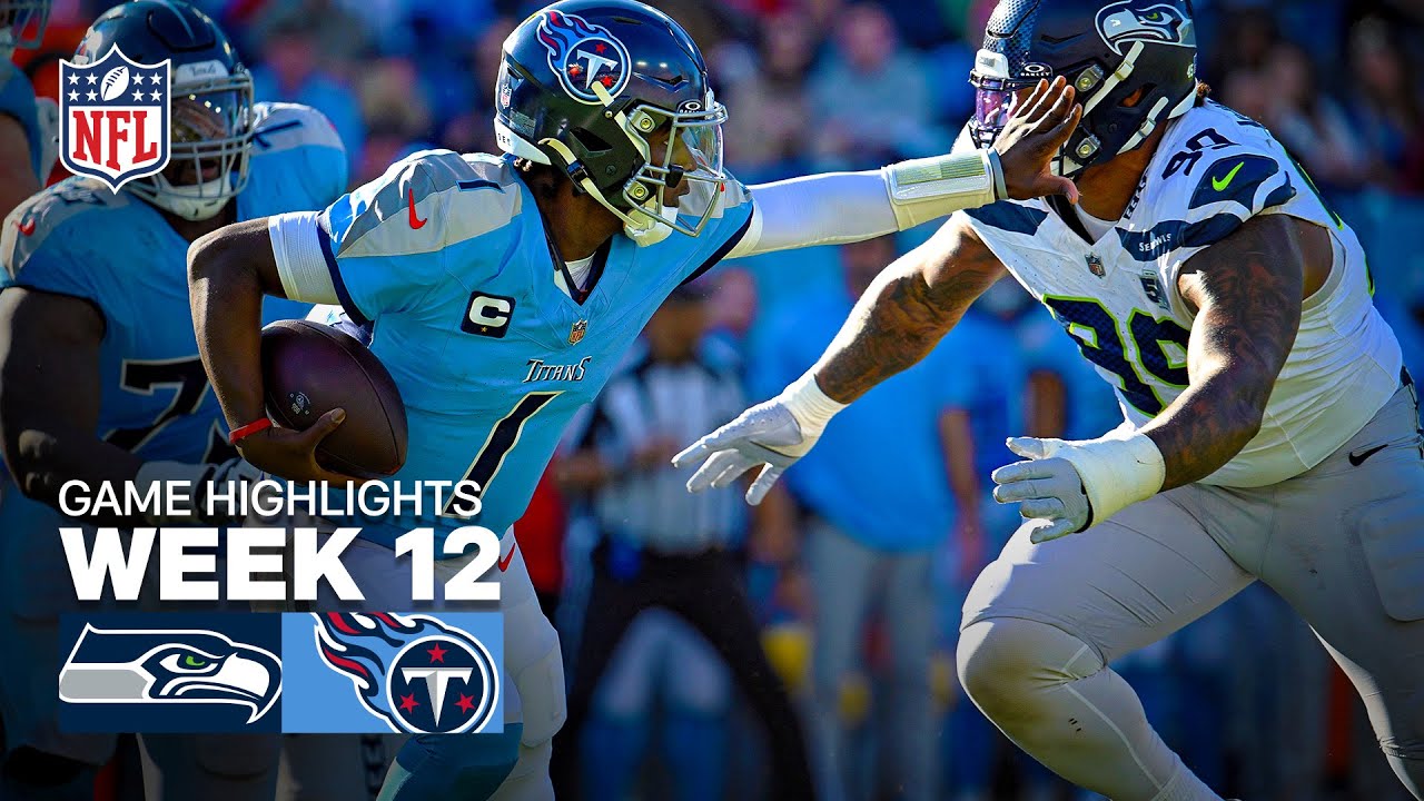 Seattle Seahawks vs Tennessee Titans Game Highlights | 2025 NFL Season Week 12