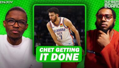 Chet Holmgren flying under the radar for Oklahoma City Thunder | Numbers on the Board | NBA on NBC