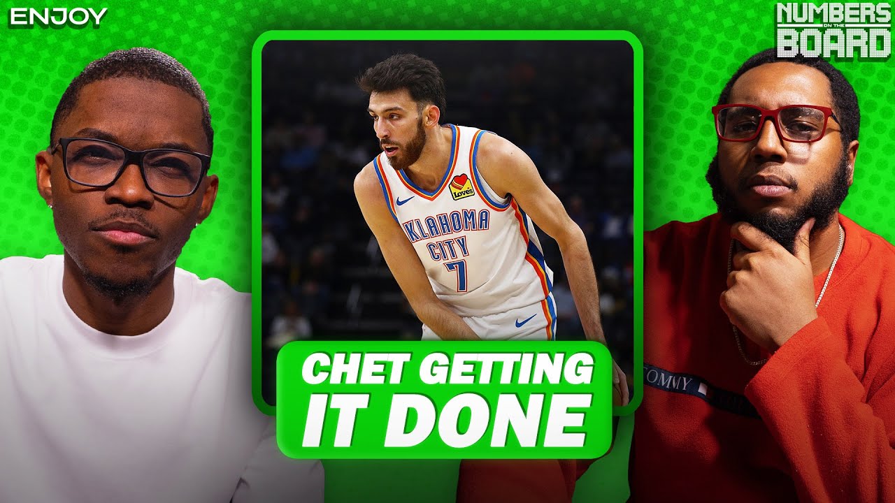 Chet Holmgren flying under the radar for Oklahoma City Thunder | Numbers on the Board | NBA on NBC