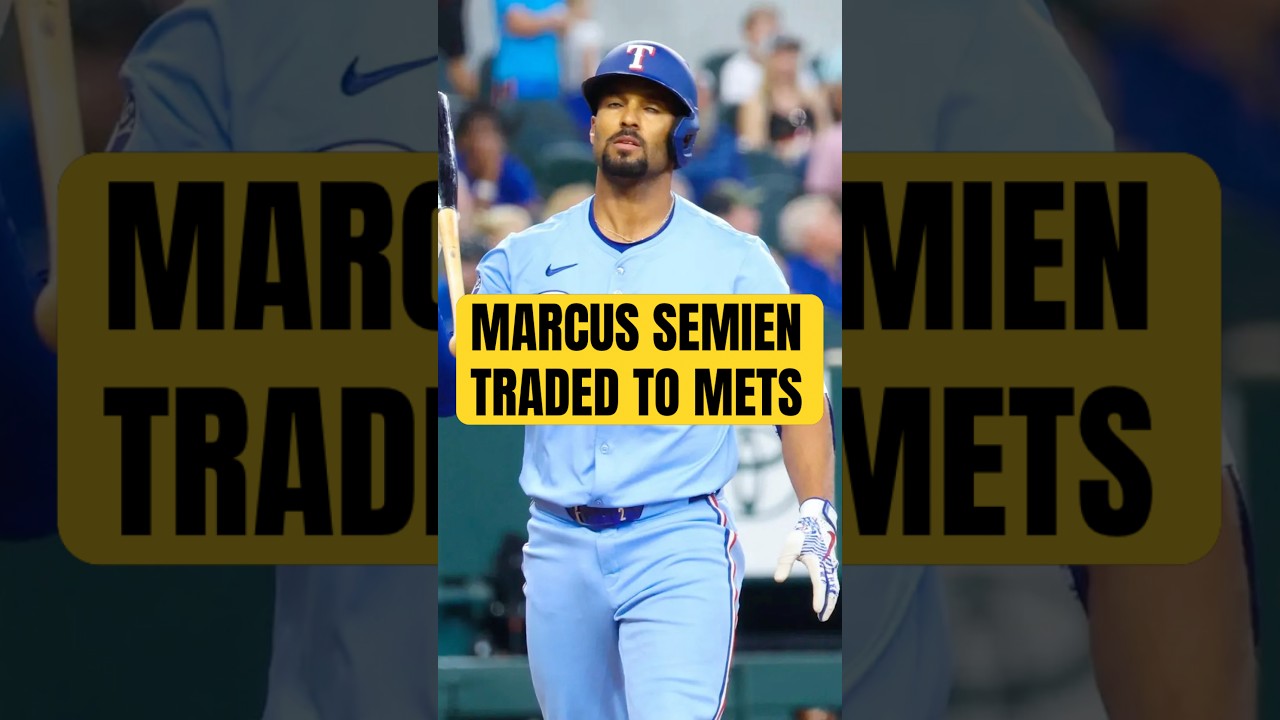 RANGERS TRADE MARCUS SEMIEN TO METS! #shorts #mets #rangers #nfl #sports #newyorkmets #texasrangers