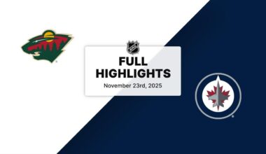 NHL Highlights | Wild vs. Jets | November 23, 2025