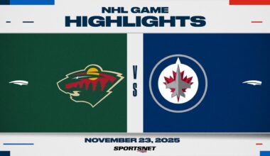 NHL Highlights | Wild vs. Jets - November 23, 2025