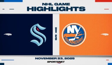 NHL Highlights | Kraken vs. Islanders - November 23, 2025