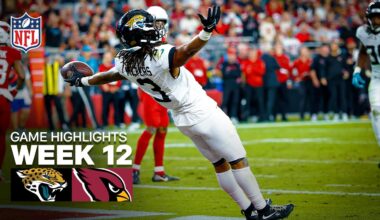 Jacksonville Jaguars vs Arizona Cardinals Game Highlights | 2025 NFL Season Week 12