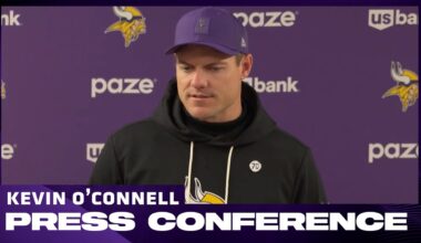Kevin O'Connell on Second Half Struggles vs. Packers, 'Small Margin For Error' Right Now