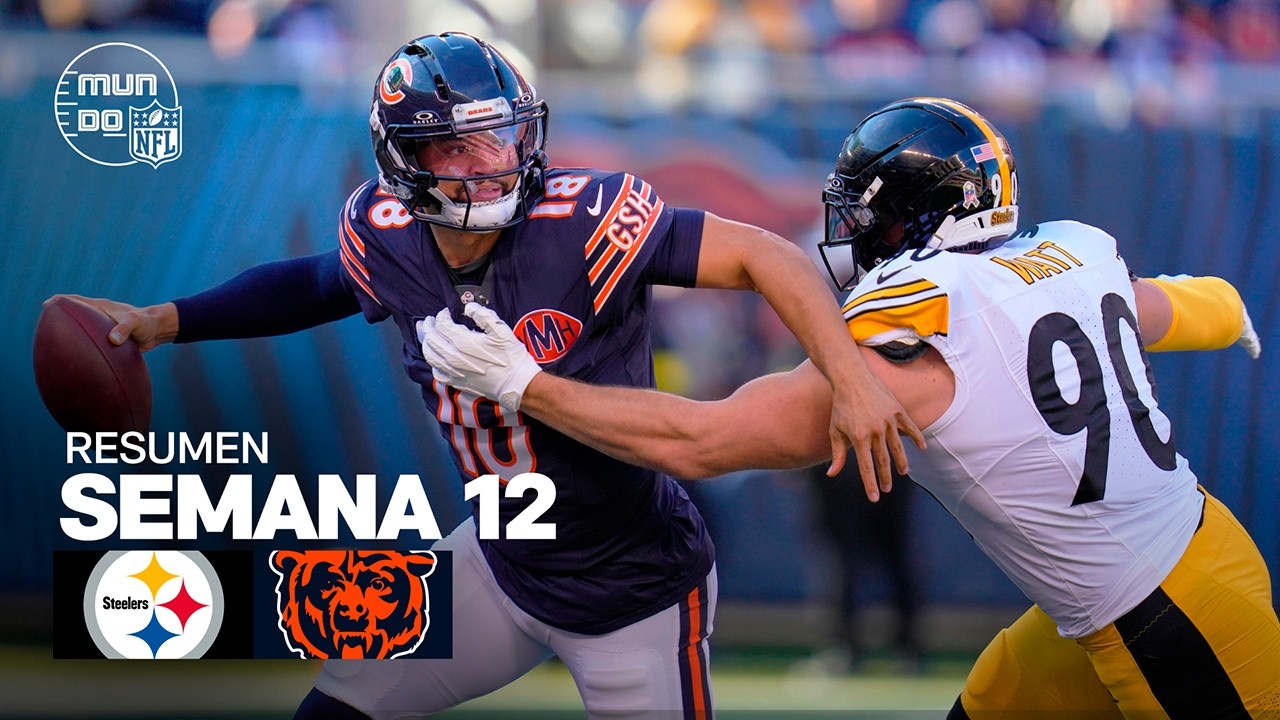 Pittsburgh Steelers vs. Chicago Bears | Resumen NFL en español - Semana 12 | NFL Highlights 2025