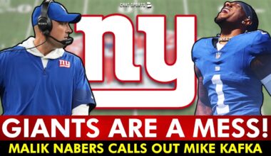 MALIK NABERS JUST CALLED OUT MIKE KAFKA | New York Giants News