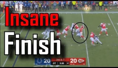 THEY CAME BACK FROM DOWN 11 TO SAVE THE SEASON | Kansas City Chiefs Vs Indianapolis Colts