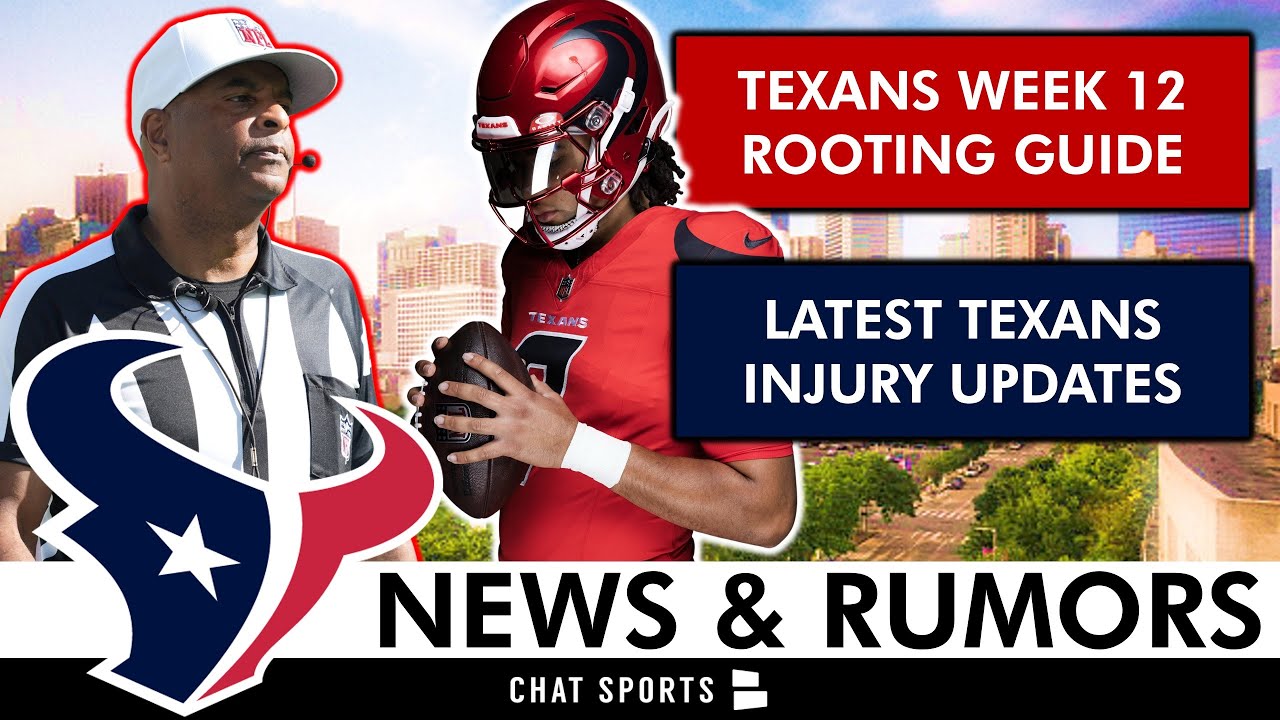 Houston Texans Week 12 Rooting Guide + TNF Injury Updates Ft. C.J. Stroud & Joe Mixon