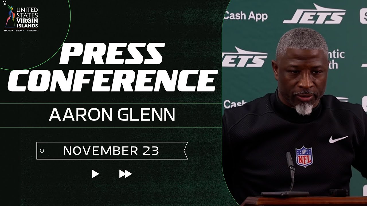 Aaron Glenn Postgame Press Conference (11/23) | New York Jets