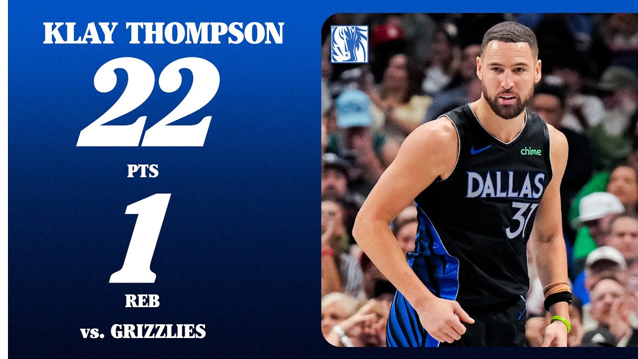 Klay Thompson (22 Points) vs. Memphis Grizzlies | November 22, 2025