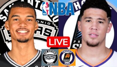 LIVE: SAN ANTONIO SPURS vs PHOENIX SUNS | NBA | PLAY BY PLAY | SCOREBOARD