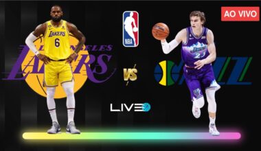 LOS ANGELES LAKERS x UTAH JAZZ - NBA AO VIVO l Lebron James vs Lauri Markkanen