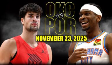 Oklahoma City Thunder vs Portland Trail Blazers Full Game Highlights - November 23 2025 | NBA Season