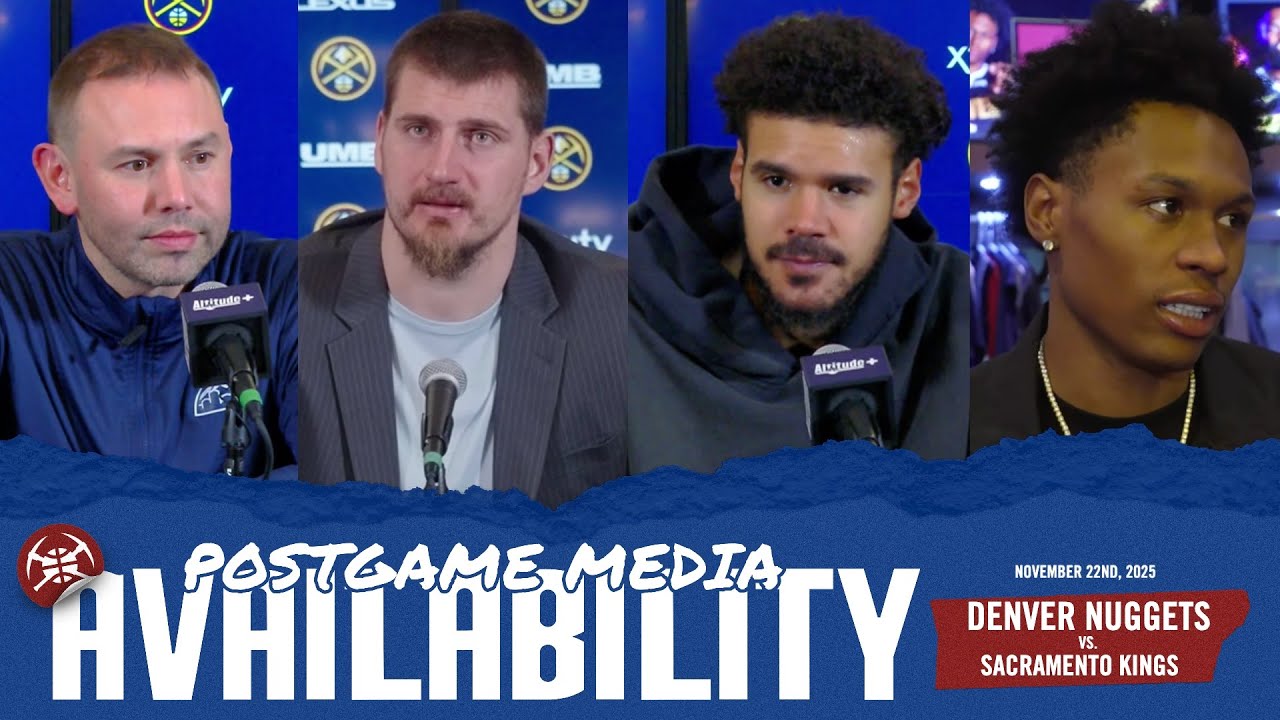 ALL Denver Nuggets Postgame Media vs. SAC🎙️