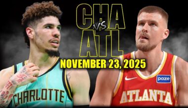 Atlanta Hawks vs Charlotte Hornets Full Game Highlights - November 23, 2025 | NBA Season