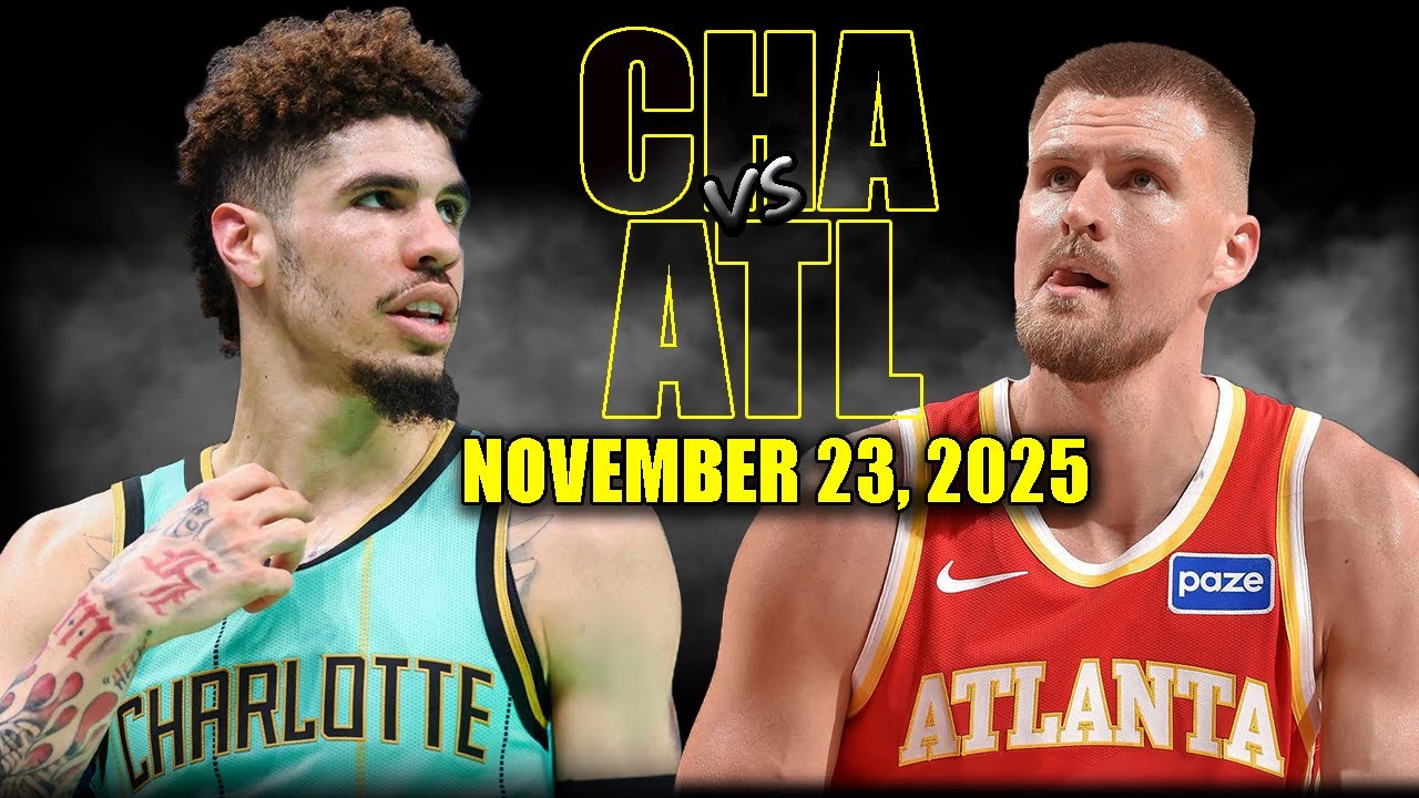 Atlanta Hawks vs Charlotte Hornets Full Game Highlights - November 23, 2025 | NBA Season