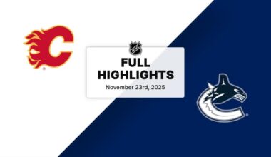 NHL Highlights | Flames vs. Canucks | November 23, 2025