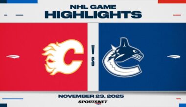 NHL Highlights | Flames vs. Canucks - November 23, 2025