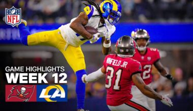 Tampa Bay Buccaneers vs Los Angeles Rams Game Highlights | 2025 NFL Season Week 12