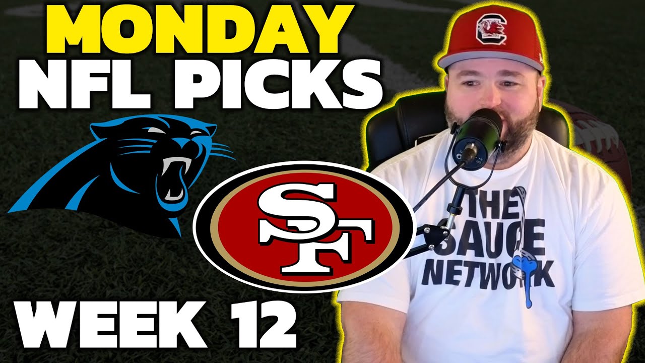 Panthers vs 49ers Picks - NFL Week 12 Monday Night Football with Kyle Kirms