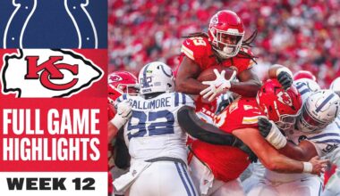 Kansas City Chiefs vs. Indianapolis Colts Game Highlights | NFL 2025 Season - Week 12