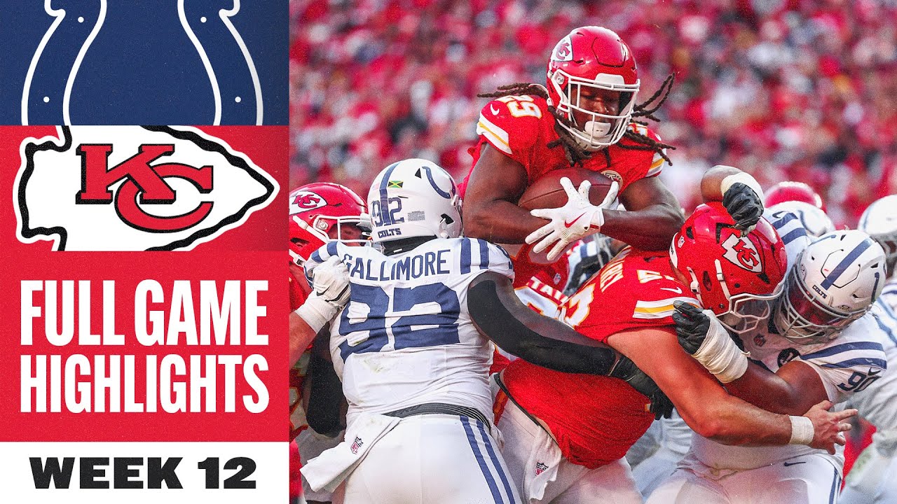 Kansas City Chiefs vs. Indianapolis Colts Game Highlights | NFL 2025 Season - Week 12