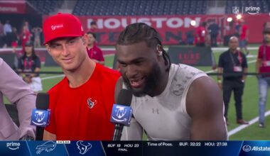 Will Anderson Jr. on Being Elite, Davis Mills on Leading the Texans: Full Postgame Interview