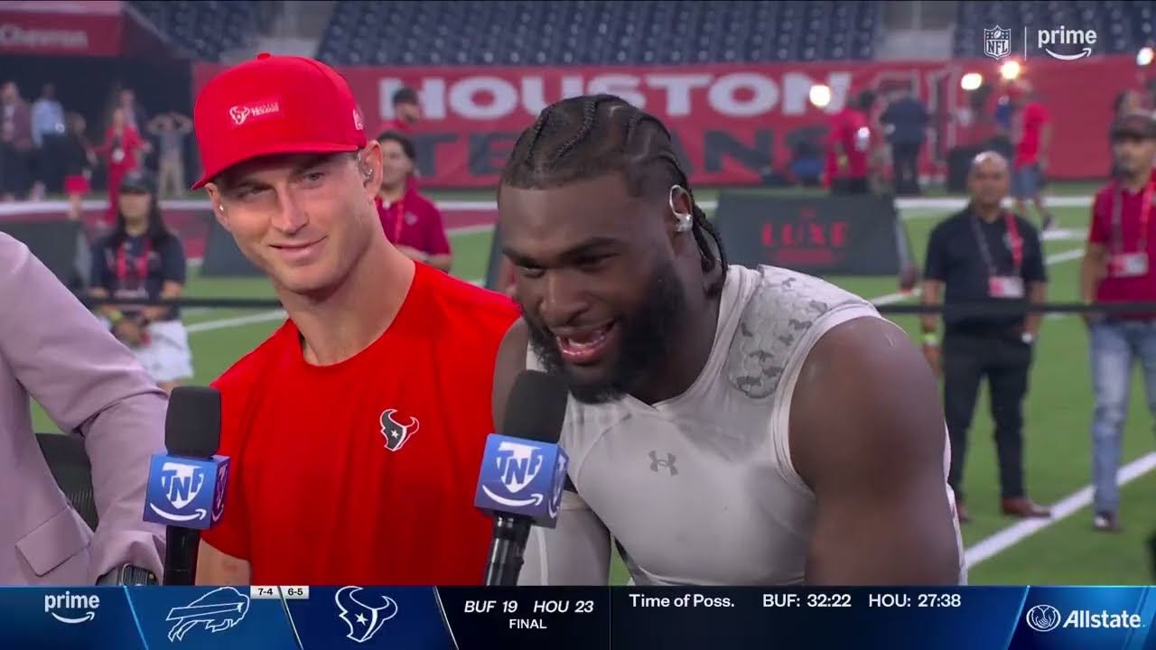 Will Anderson Jr. on Being Elite, Davis Mills on Leading the Texans: Full Postgame Interview