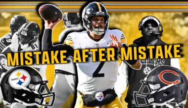 WHAT A DISASTER! STEELERS LOSE TO BEARS 31-28 | STEELERS VS BEARS GAME REACTION #Steelers