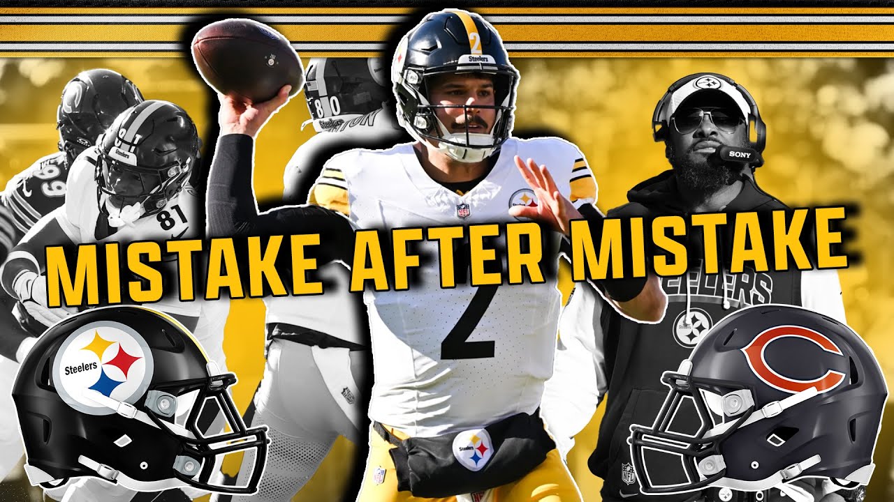 WHAT A DISASTER! STEELERS LOSE TO BEARS 31-28 | STEELERS VS BEARS GAME REACTION #Steelers