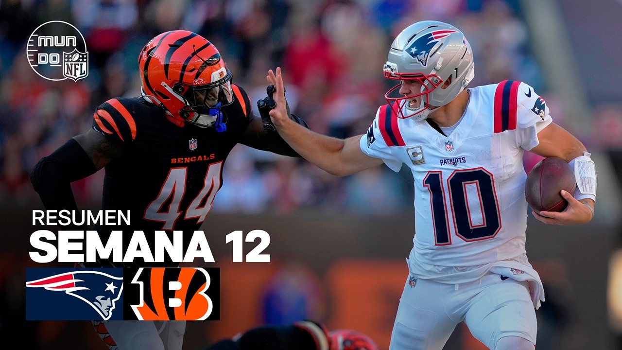 New England Patriots vs. Cincinnati Bengals | Resumen NFL español - Semana 12 | NFL Highlights 2025
