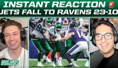New York #Jets LOSE 23-10 To #Ravens REACTION (FULL BADLANDS)