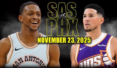 San Antonio Spurs vs Phoenix Suns Full Game Highlights - November 23, 2025 | NBA Season