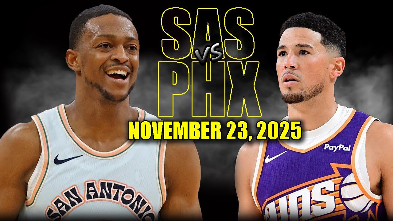 San Antonio Spurs vs Phoenix Suns Full Game Highlights - November 23, 2025 | NBA Season