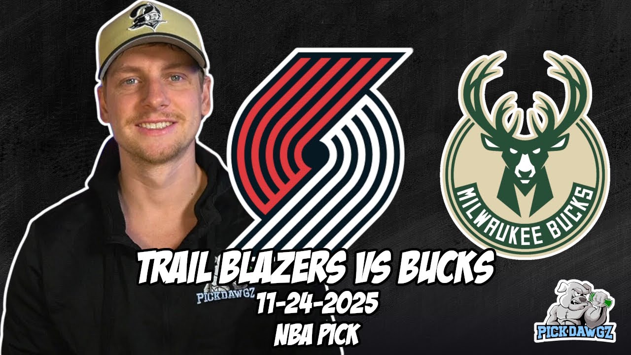 Portland Trail Blazers vs Milwaukee Bucks 11/24/25 NBA Free Picks & Prediction | NBA Betting Tips