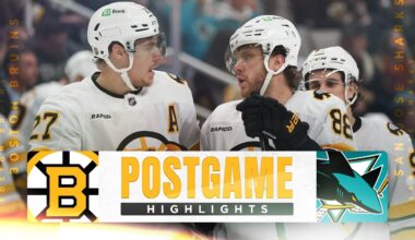 CONDENSED GAME: Boston Bruins vs. San Jose Sharks - 11/23/2025