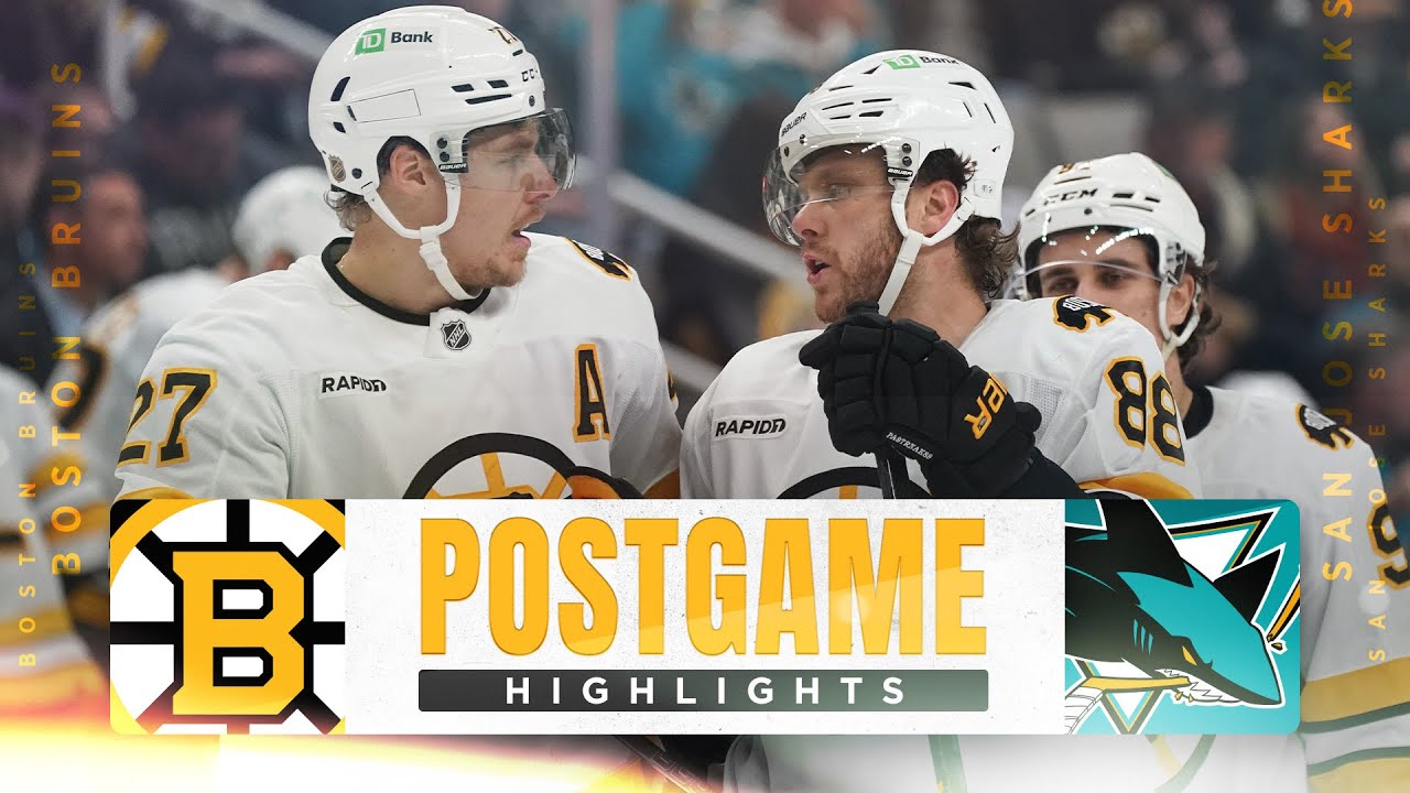 CONDENSED GAME: Boston Bruins vs. San Jose Sharks - 11/23/2025