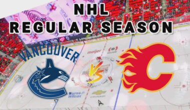 Vancouver Canucks vs Calgary Flames | 2025 NHL Regular Season Live Score