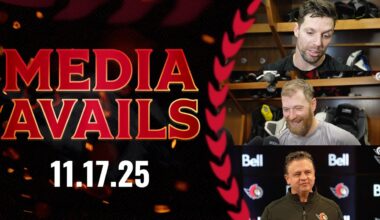 David Perron, Claude Giroux, Travis Green Media Availability