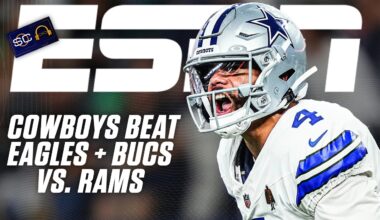 FULL REACTION: Cowboys beat the Eagles & Rams DOMINATE the Bucs | SC with SVP