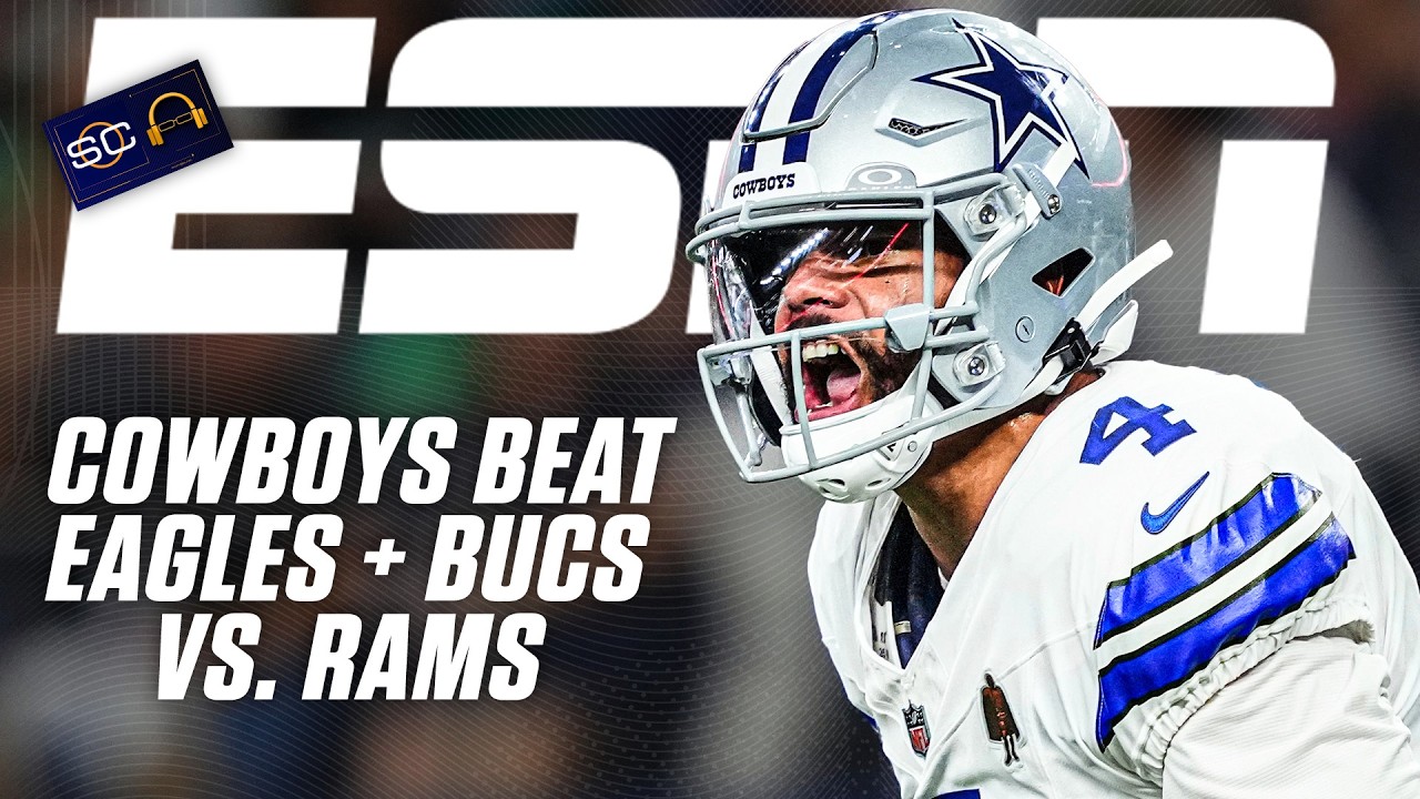 FULL REACTION: Cowboys beat the Eagles & Rams DOMINATE the Bucs | SC with SVP